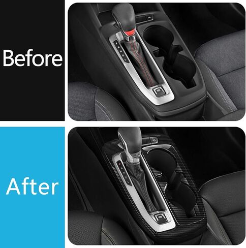 Car Accessories Fit for Chevrolet TRAX 2024 2025 Center Console Gear Shift Knob Console Panel Cover Trims (Glossy Black) 1PCS ABS in Saudi Arabia