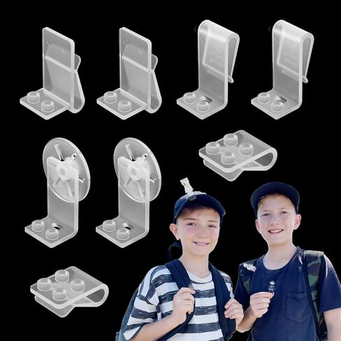 Figleaf™ Minifigure Clip Set - Innovative Building Block & Fashion Clips for Minifigure Collectors' New Experience & Display, Ideal Concert Souvenir Educational Aid in Class, Role-Play (A Set) in Saudi Arabia