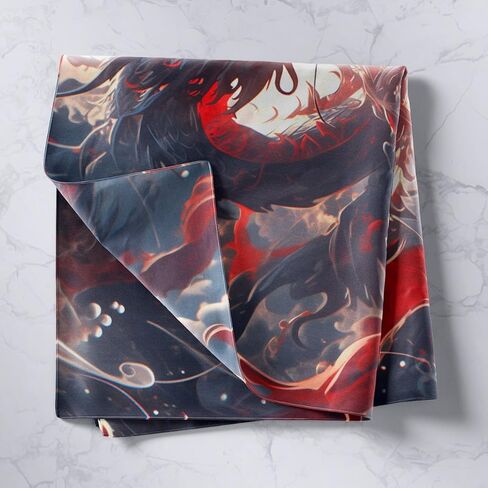 Erosebridal Magic Dragon Wall Art Black and Red Dragon Wall Decord ، Tapestry Animal Tapestry لغرفة النوم الجمالية للحياة البرية القديمة ، جدار السحب البيضاء معلقة in Kuwait