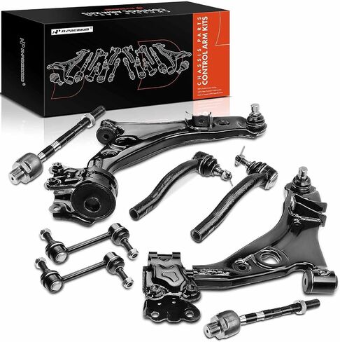 A-Premium Set of 8, Front Lower Control Arm, Sway Bar Link, Inner Outer Tie Rod End, Compatible with Ford Edge 2007-2014, Lincoln MKX 2007-2015 in Saudi Arabia