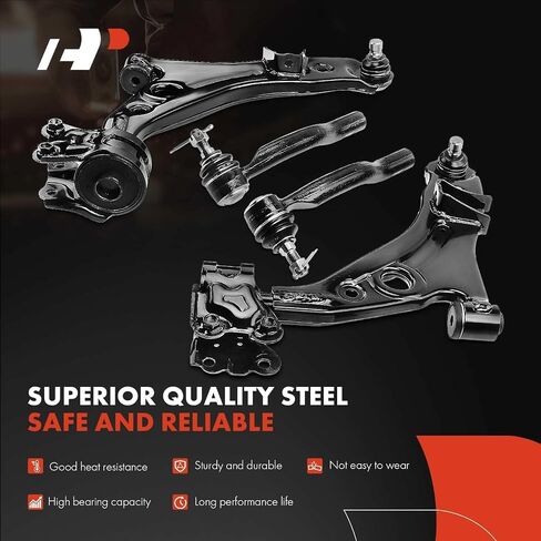 A-Premium Set of 8, Front Lower Control Arm, Sway Bar Link, Inner Outer Tie Rod End, Compatible with Ford Edge 2007-2014, Lincoln MKX 2007-2015 in Saudi Arabia