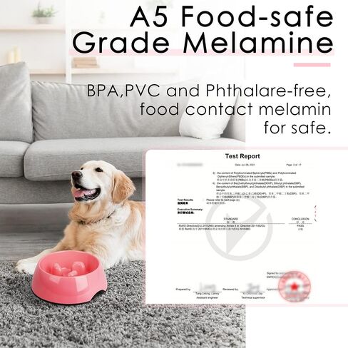 SUPERDESIGN Slow Feeder Dog Bowl Cat Bowl 1/2 Cup Slow Feeding Dog Bowl for Small Medium Breed Anti Gulping Healthy Eating Interactive Bloat Stop Alternative Non Slip Puzzle Dog Food Bowl, White in Saudi Arabia