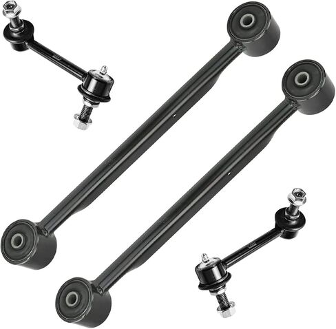 Detroit Axle-مجموعة أذرع التحكم العلوية الخلفية لعام 2002-2009 Chevy Trailblazer SSR GMC Envoy Buick Rainier 9-7x Bravada 2004-2007 Ascender ، 2 أذرع التحكم العليا 2 قضبان التأثير in Kuwait