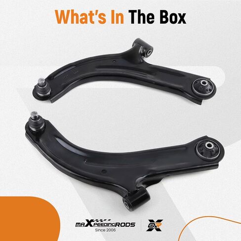 maXpeedingrods 2Pc Front Lower Control Arm w/Ball Joint for Nissan Versa 2007-2012 Nissan Cube 2009-2014, K620566 K620567 in Saudi Arabia