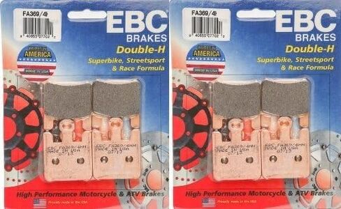 EBC Sintered Double H Front Brake Pads (2 Sets) FA369/4HH 2003 Suzuki GSX-R1000 in Saudi Arabia