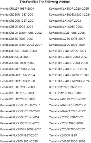 TUSK BRAKE PAD-خلفية الكربون لـ KAWASAKI KLX300 1997-2007،2021-2023 in Saudi Arabia