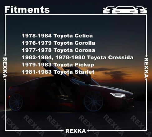 REXKA 30 PCS CLIPS 13 مم عرض 23 مم طول لتويوتا 90467-13005 CELICA COROLA CORONA CRESSIDA النجمة in Saudi Arabia