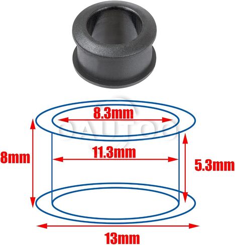OAUTOO 10pcs Transmission Shifter Cable Linkage Bushing Repair Kit for Toyota 33835-08010 Corolla Matrix 2003-2008, Sienna 2004-2010 in Saudi Arabia