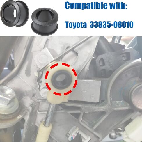 OAUTOO 10pcs Transmission Shifter Cable Linkage Bushing Repair Kit for Toyota 33835-08010 Corolla Matrix 2003-2008, Sienna 2004-2010 in Saudi Arabia