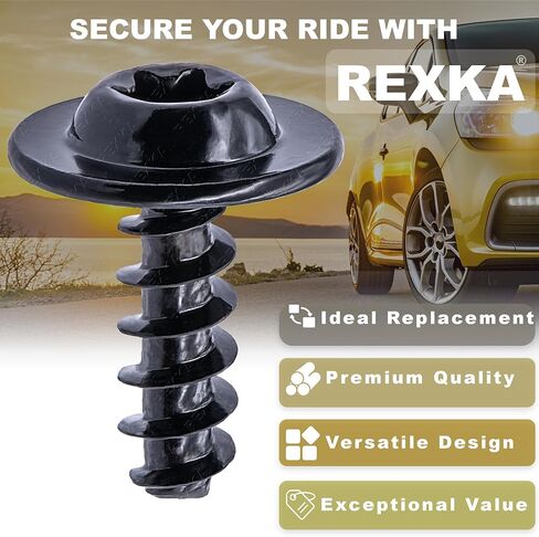 Rexka 10pcs Interior Door Handle Screw Trim Panel Torx Truss Head Bolt N90918701 for VW N-909-187-01 A3 A4 A5 A6 A7 A8 Q5 Q7 Q8 Golf Passat Tiguan in Saudi Arabia