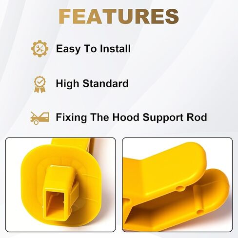PartsFlow Hood Support Prop Rod Clip Holder Compatible with 2013-2019 Ford Focus Escape C-Max AM5Z16828A in Saudi Arabia