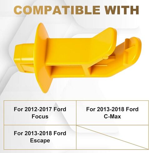 PartsFlow Hood Support Prop Rod Clip Holder Compatible with 2013-2019 Ford Focus Escape C-Max AM5Z16828A in Saudi Arabia
