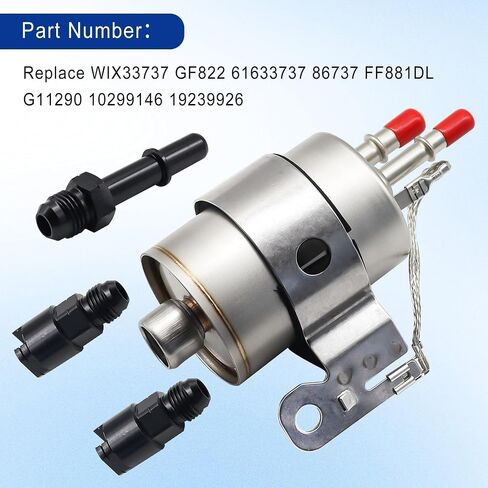 58 PSI Fuel Filter Regulator Fit for LS Swap EFI Conversion C5 Compatible with Chevrolet Corvette C5 1999-2004 Replace 10299146 19239926 GF822 61633737 86737 FF881DL G11290 in Saudi Arabia