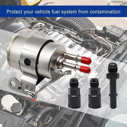 58 PSI Fuel Filter Regulator Fit for LS Swap EFI Conversion C5 Compatible with Chevrolet Corvette C5 1999-2004 Replace 10299146 19239926 GF822 61633737 86737 FF881DL G11290 in Saudi Arabia