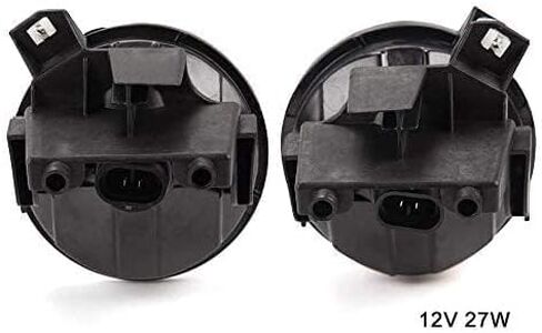 G-PLUS Front Fog Lights Assembly Compatible with Dodge Ram 1500 2009-2012/Ram 2500 3500 2010-2018 Smoke Lens Driving Lamps w/Bracket + H10 12V 42W Halogen Bulbs in Saudi Arabia