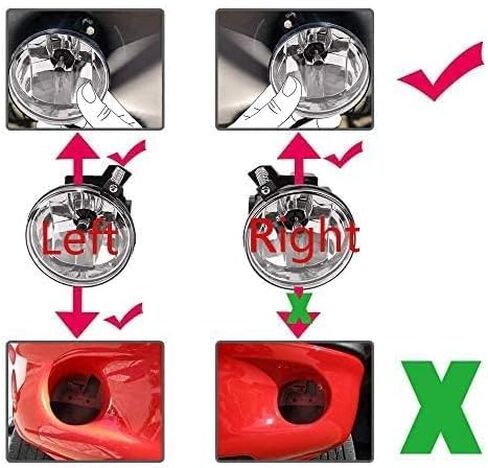 G-PLUS Front Fog Lights Assembly Compatible with Dodge Ram 1500 2009-2012/Ram 2500 3500 2010-2018 Smoke Lens Driving Lamps w/Bracket + H10 12V 42W Halogen Bulbs in Saudi Arabia