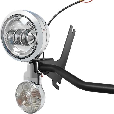 TCMT 4.5" LED Spot Passing Lights Turn Signals Lamp Driving Fog Spot Light Bar Fit For Harley Fit For Harley Touring Road Glide Street Glide Road King Electra Glide Ultra Classic 1994-2024 in Saudi Arabia