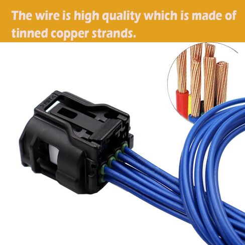 Headlights connectors Compatible with Toyota Corolla 2020-2021 81150-02S50 81130-02S50 Connector Pigtail Plug Wiring Harness in Saudi Arabia