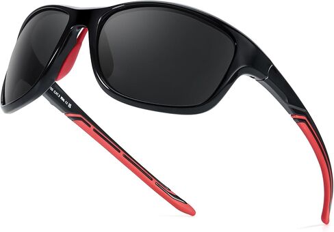 TJUTR Polarized Running Sunglasses for Women & Men, Wrap Around Sun Glasses with UV400 Protection for Sports TS8150 in Kuwait