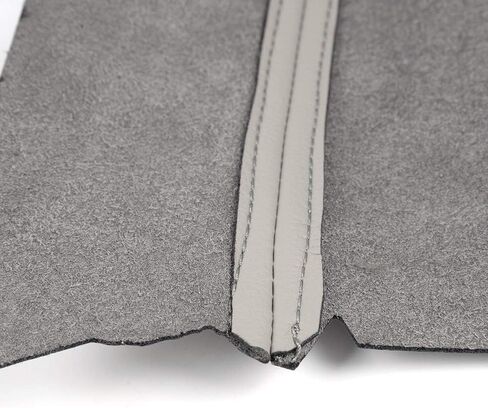 PIT66 PU Leather Front Door Panels Center Consoles Armrest Covers, Compatible with 09-15 Honda Pilot Left Right Side Gray in Saudi Arabia