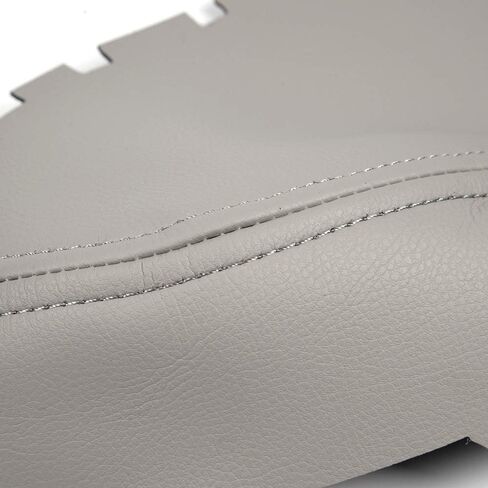 PIT66 PU Leather Front Door Panels Center Consoles Armrest Covers, Compatible with 09-15 Honda Pilot Left Right Side Gray in Saudi Arabia