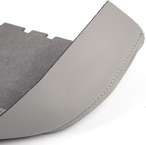 PIT66 PU Leather Front Door Panels Center Consoles Armrest Covers, Compatible with 09-15 Honda Pilot Left Right Side Gray in Saudi Arabia