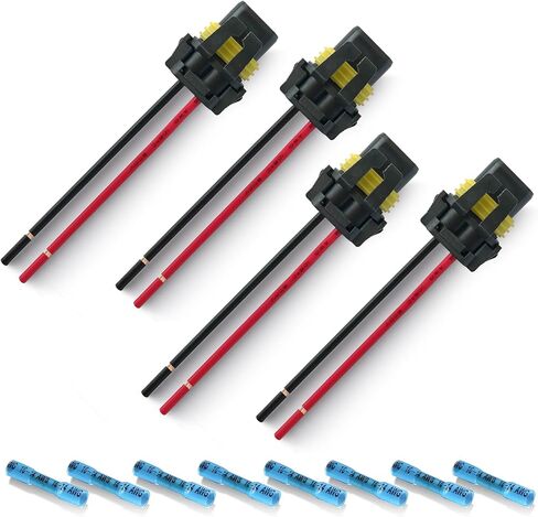 9005 Pigtail Socket Wiring Harness Female Connector Adapter for Headlights Fog Lights-9005 9006 (Pack of 4) in Kuwait