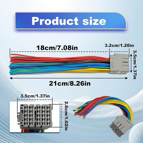 Door Connector Pigtail Wire Harness Front Driver Or Passenger Only Compatible with Honda Civic EK CRV Prelude Acura in Saudi Arabia