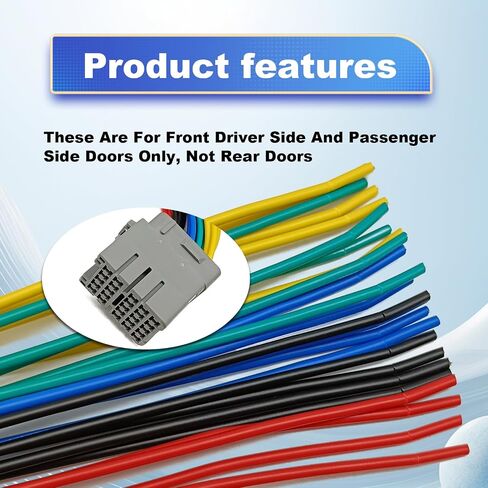Door Connector Pigtail Wire Harness Front Driver Or Passenger Only Compatible with Honda Civic EK CRV Prelude Acura in Saudi Arabia