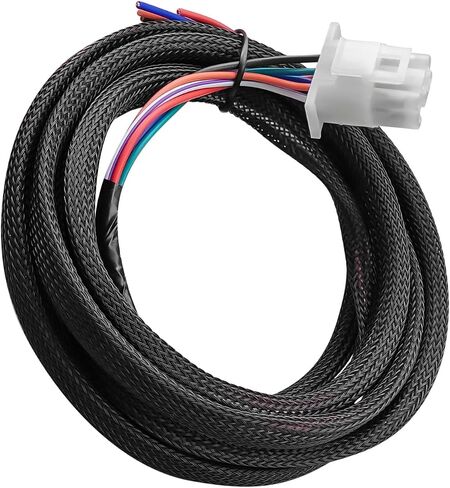 6 Pin Wiring Harness for Tail 3rd Brake Light Auxiliary Trailer Lights Dome Interior, 6-Wire Adapter Connector Fit for Leer Truck Camper Topper with TAG Fuse Box in Saudi Arabia