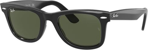Ray-Ban RB2140 حزمة النظارات الشمسية: RB 2140 Wayfarer 901 Wayfarer Black G-15 Green and Eyewear Kit in Saudi Arabia