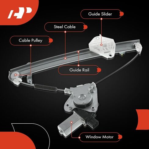 A-Premium Electric Power Window Regulator with Motor Compatible with Subaru Forester 2008-2013 Wagon Rear Right Passenger Side in Saudi Arabia