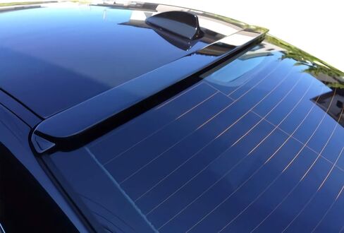 Ikon Motorsports ، Spoiler على السطح متوافق مع 1999-2005 BMW E46 3-SEREIS SEDAN 4DR ، AC AC غير مصبوغ ABS ABS WINDOW WIND in Saudi Arabia