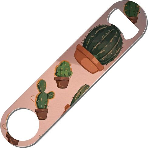Creatcabin Peach Blade Beer Beer Enplate Flat Bottle فتاحة معدنية فولاذ مقاوم للصدأ مفتاح مطلي بالبار المطبوعة للبار الساقين الحزب المطبخ هدية الأب عيد ميلاد عيد ميلاد الوردي 1.6x7.1 بوصة in Kuwait