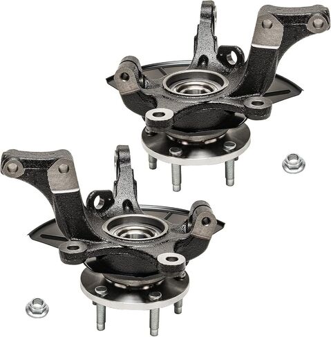 Detroit Axle-Front 4pc Knuckles Knuckles Kit for 05-12 Ford Escape ، 05-11 Mazda Tribute Mercury Mariner ، 2 مفاصل التوجيه ومحامل العجلات 2 Struts w/Coil Ringpension Suspension in Saudi Arabia