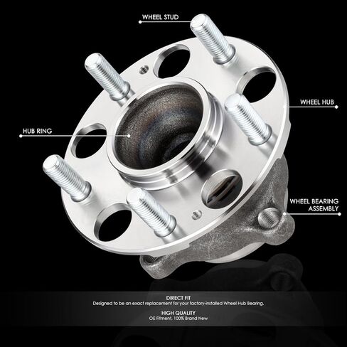 Auto Dynasty Style Factory Beach Wheel Wheel Assembly متوافق مع Honda Accord TLX 2013-2023 ، سائق أو راكب ، الصلب العاري in Saudi Arabia