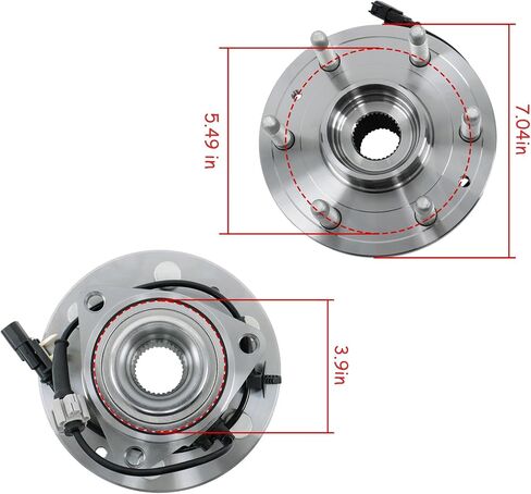 Gxywady Front Wheel Hub Pressing Assembly Placbly for Silverado 1500 Tahoe Suburban Sierra 1500 Yukon XL Escalade ESV XTS 2015-2020 in Saudi Arabia
