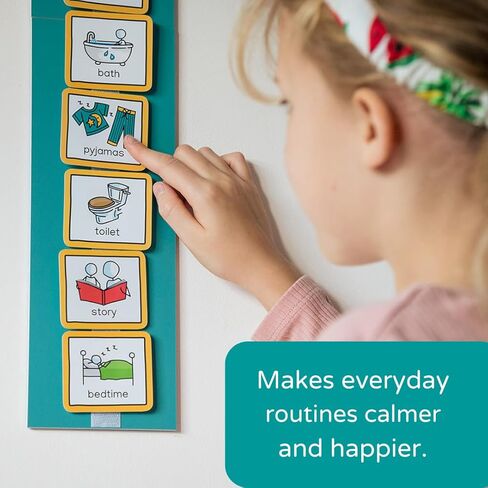 Visual Schedule for School Visual TImetable for Classroom, Send, Autism, Speech and Language, ADHD, ASD, Aspergers in Saudi Arabia