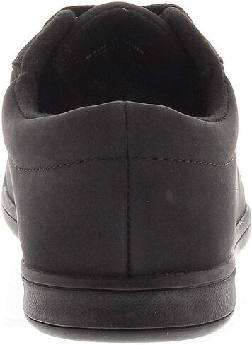 Easy Spirit Womens AP1 Leather Low Top Lace Up Fashion Sneakers, Black, Size 8.0 in Saudi Arabia
