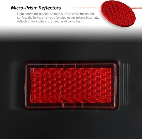 AKKON - Fit 2001-2011 Ford Ranger 01-11 LED Tube Tail Lights Rear Brake with Running Lamp Black Housing Driver - Passenger Direct Replacement in Saudi Arabia