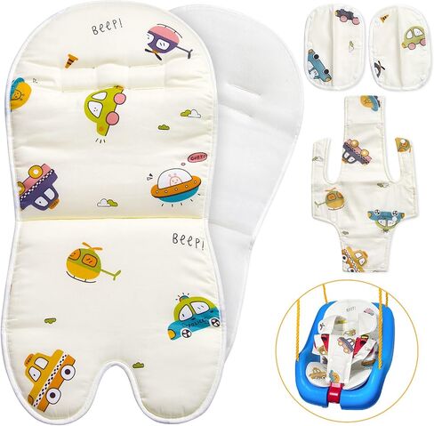 Toddler Swing Cushion - FEISIKE Baby Swing Outdoor Seat Insert Pad Compatible with Little Tikes Swings for Toddlers Age 1-3, Detachable and Washable(Swing Not Included)-AMB241 in Kuwait
