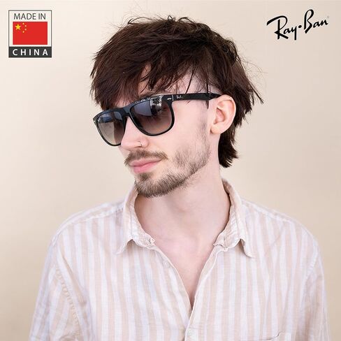 Ray-Ban RB4547 BOYFRIEND TWO Square Shape Sunglasses with Official Eyewear Kit Bundle in Saudi Arabia