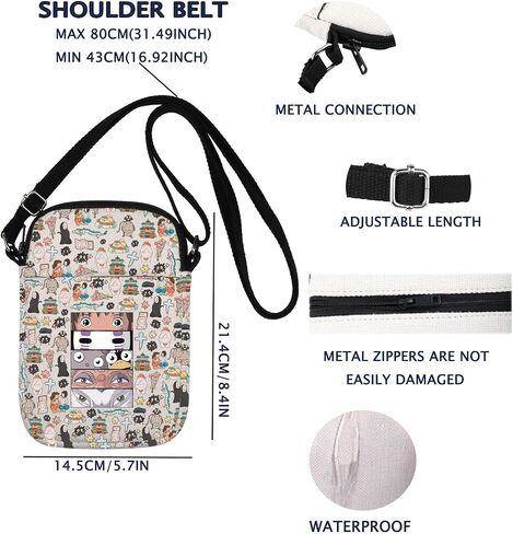 أنيمي مستوحى من Crossbody Bag Bag Lover Gift SP Away Gox Gox in Saudi Arabia