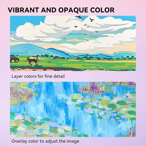 Maxtek 30 Colors أقلام الطلاء الأكريليك ، علامات طلاء أكريليك ثنائية ، فرشاة وعلامات أكريليك ناتجة للزجاج ، النافذة ، القماش ، القماش ، الصخور ، الخشب ، الورق in Kuwait