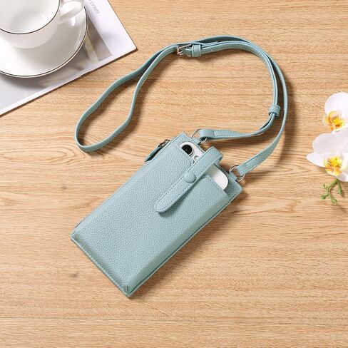 Lightweight Small Crossbody Bags for Women Vegan Leather Cell Phone Purses with Adjustable Strap and Card Slots in Saudi Arabia