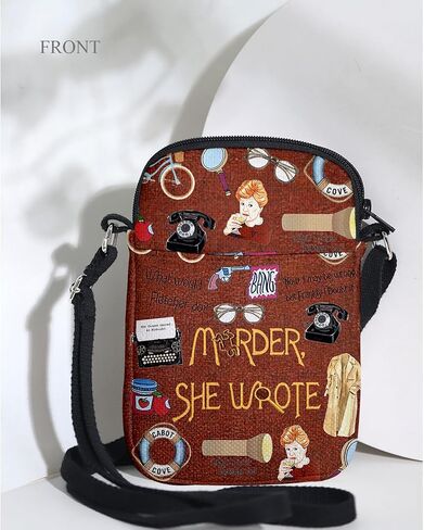MAOFAED Murder Tv Series Inspired Gift, Murder Mystery Crossbody Bag, True Crime Gift, Halloween Party Favor in Saudi Arabia