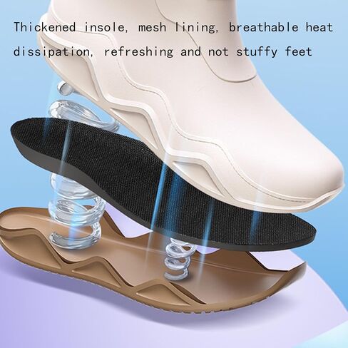 Men's and women's couple fashion rain boots, non-slip wear-resistant waterproof rain shoes for outdoor work fishing travel in Kuwait