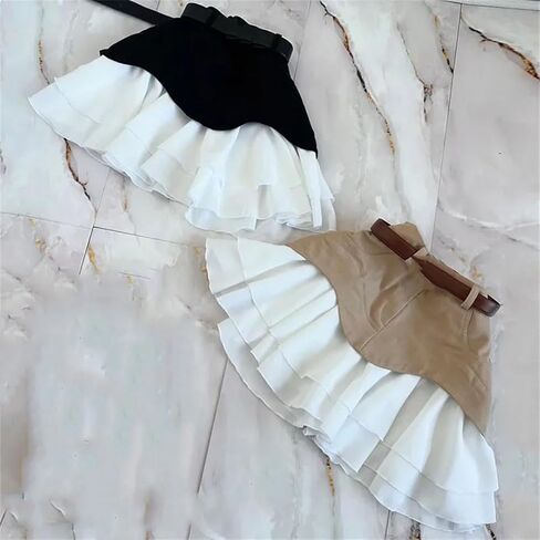 تنورة ميني A-line Mini A-Line High Weist Denim Skirt Slim Fit Fit Disual Summer Short in Kuwait