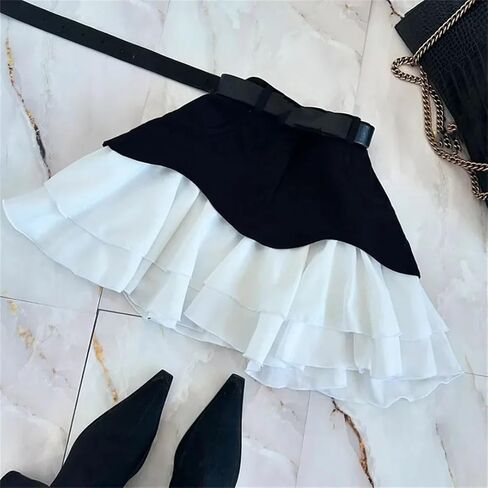 تنورة ميني A-line Mini A-Line High Weist Denim Skirt Slim Fit Fit Disual Summer Short in Kuwait