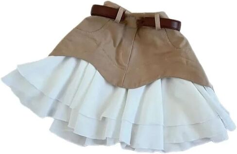 تنورة ميني A-line Mini A-Line High Weist Denim Skirt Slim Fit Fit Disual Summer Short in Kuwait